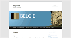 Desktop Screenshot of belgie.cz