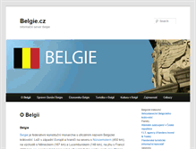 Tablet Screenshot of belgie.cz